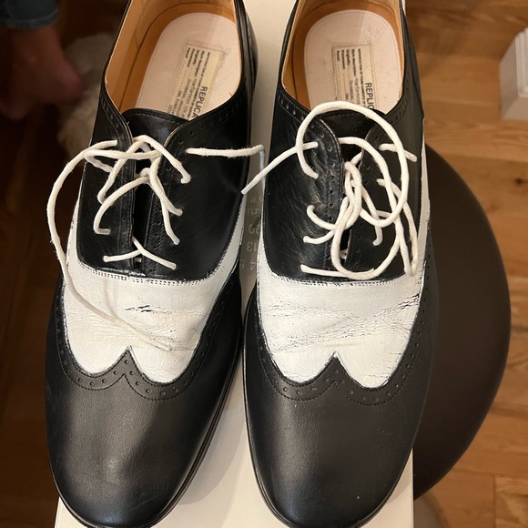 Margiela white painted wing tips original $945 hardly worn - Picture 3 of 3